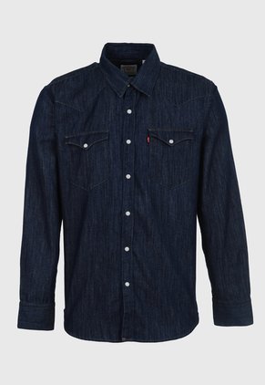 Camisa Denim Levi's Barstow Western Índigo Oscuro