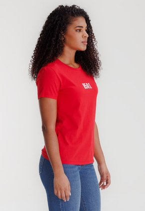 Camiseta Rojo-Blanco Levi's Graphic 501