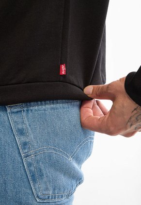 Buzo Negro-Rojo Levi's