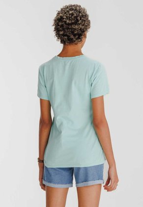 Camiseta Verde Menta-Rojo Levi's Graphic