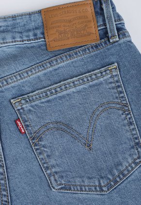 Jean Levi's Low Slim Fit Índigo Claro