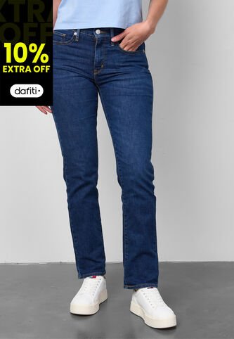 Jean Levi's 314 Shaping Straight Fit Índigo Medio Levis