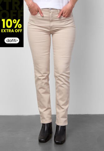 Jean Levi's 724 Slim Straight Fit Caqui Levis