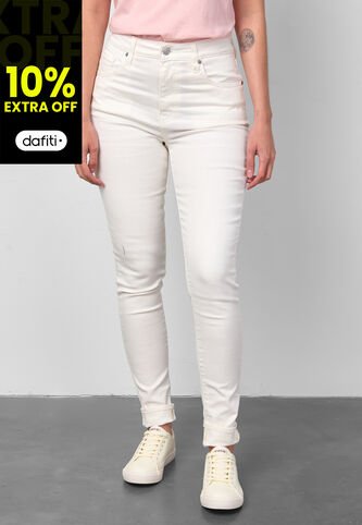 Jean Levi's 721 Skinny Fit Blanco Levis