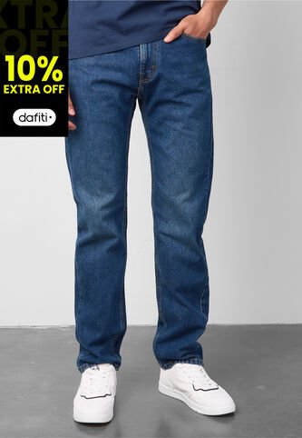 Pantalón Levi's 505 Regular Fit Índigo Medio Levis