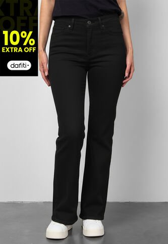 Jean Levi's 314 Shaping Straight Fit Negro Levis