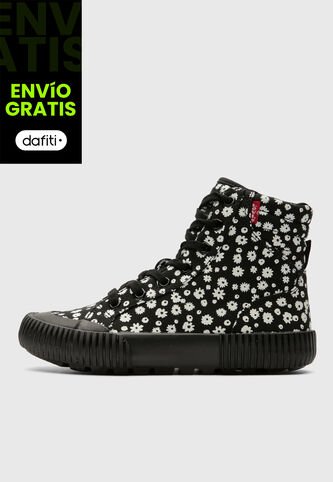 Tenis Levi's Oliva Floral Negro Levis