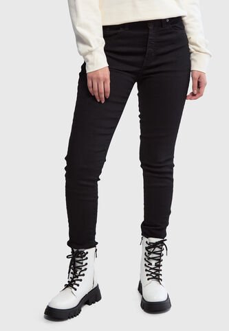 Jean Levi's 721 Skinny Fit Negro Levis