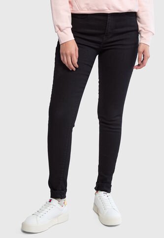 Jean Levi's 720 Super Skinny Fit Negro Levis