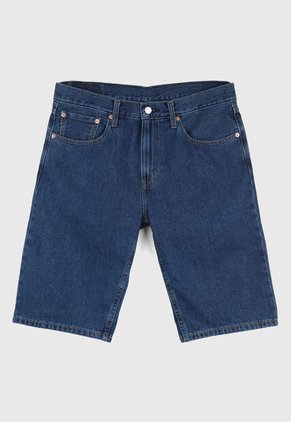 Bermuda Denim Levi's 405 Standard Fit Índigo Medio
