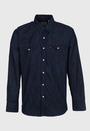 Camisa Denim Levi's Barstow Western Índigo Oscuro