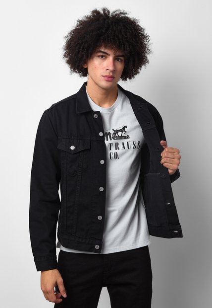 Chaqueta Denim Levi's Trucker Negro