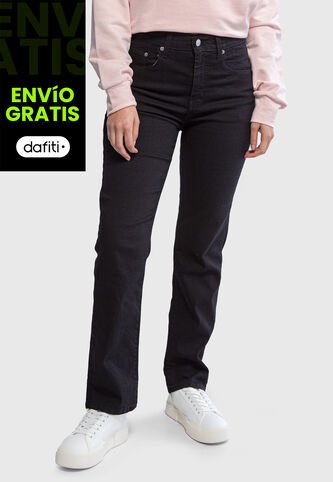 Jean Levi's 724 Slim Straight Negro Levis