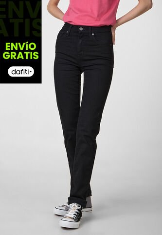 Jean Levi's 724 Slim Straight Negro Levis