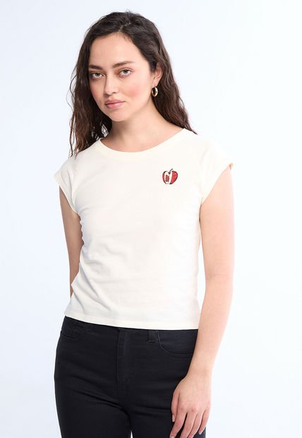 Camiseta Beige-Rojo Levi's