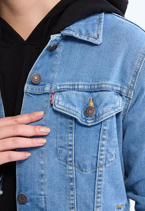 Chaqueta Denim Levi's Trucker Original Índigo Medio