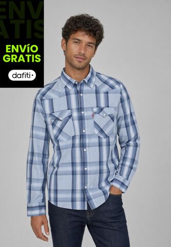 Camisa Levi's Classic Western Azul Levis