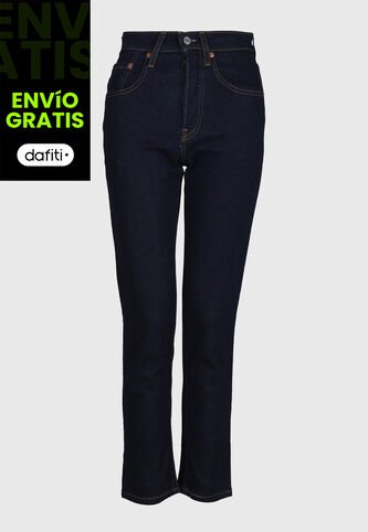 Jean Levi's 501 Original Cropped Fit Índigo Oscuro Levis