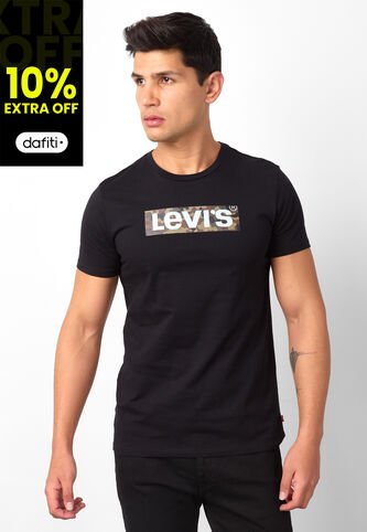 Camiseta Levi's Graphic Negro Levis