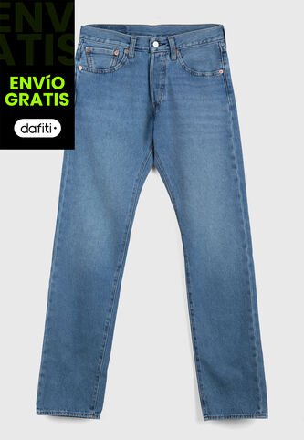 Jean Levi's 501 Relaxed Fit  Índigo Medio Levis