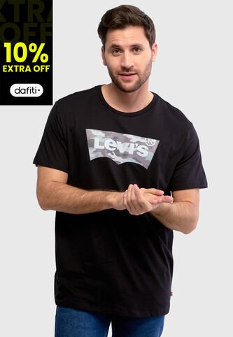 Camiseta Levi's Graphic Negro Levis