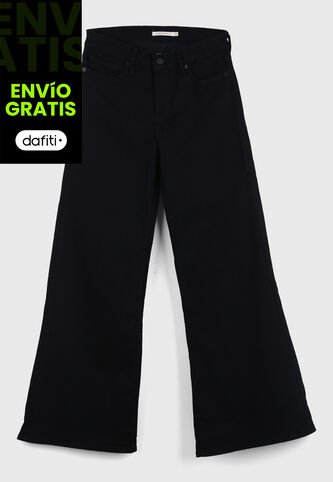 Jean Levi's 318 Shaping Wide Leg Fit Negro Levis