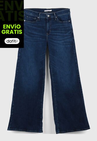 Jean Levi's 318 Shaping Wide Leg Fit Índigo Oscuro Levis