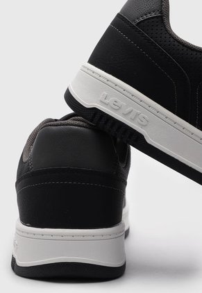 Tenis Lifestyle Negro-Blanco-Gris Levi's Drive Lo CBL