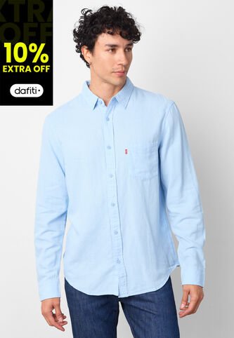 Camisa Levi's Sunset 1 Pocket Azul Levis