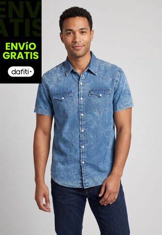 Camisa Denim Levi's Índigo Medio Levis