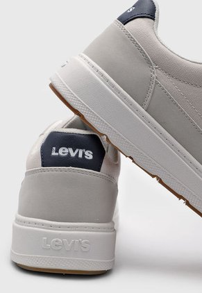 Tenis Lifestyle Gris-Blanco Levi's Aden