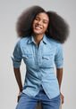 Camisa Denim Levi's Iconic Western Índigo Claro de Levis