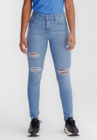Jean Azul Claro Levi's 721 Skinny Fit Levis