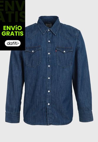 Camisa Denim Levi's Barstow Western Índigo Oscuro Levis
