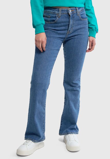 Jean Levi's 725 High Rise Bootcut Índigo Medio
