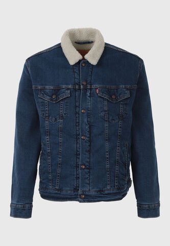 Chaqueta Denim Levi's Sherpa Trucker Índigo Medio Levis