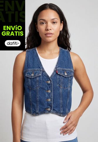 Chaleco Denim Levi's Índigo Medio Levis