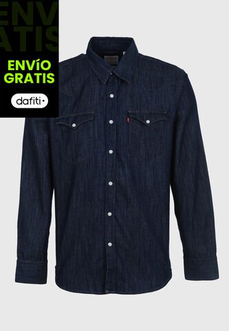 Camisa Denim Levi's Barstow Western  Índigo Oscuro Levis