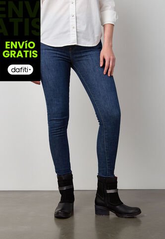Jean Levi's 721 Skinny Fit Índigo Medio Levis