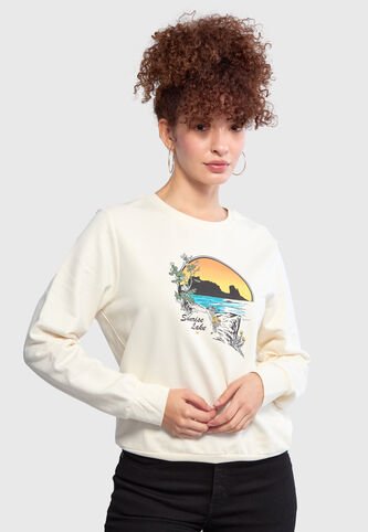 Buzo Levi's Classic Crewneck Marfil Levis