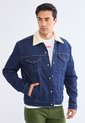 Chaqueta Denim Levi's Sherpa Trucker Índigo Oscuro de Levis