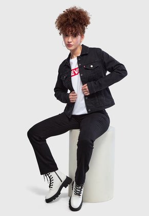 Chaqueta Levi's The Truker Original Negro