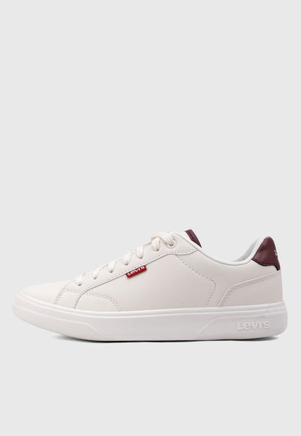 Tenis Lifestyle Marfil-Café Levi's Carter