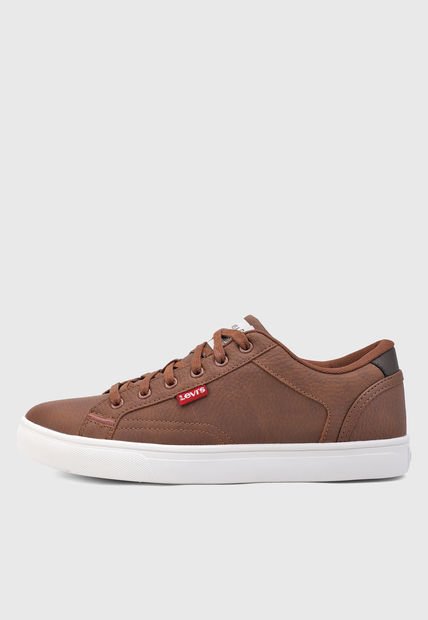 Tenis Lifestyle Azul-Café Levi's Jeffrey Waxe