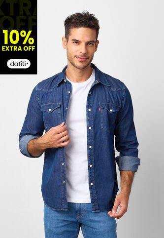 Camisa Denim Levi's Índigo Medio Levis