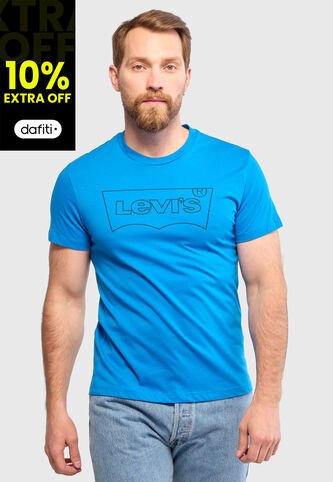 Camiseta Levi's SS Graphic Tee MX Azul Levis