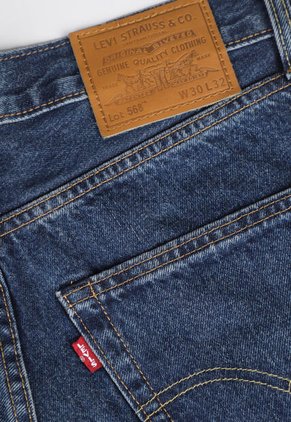 Jean Levi's 568 Loose Straight Fit Índigo Medio