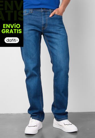 Pantalón Levi's 514 Straight Fit Índigo Medio Levis