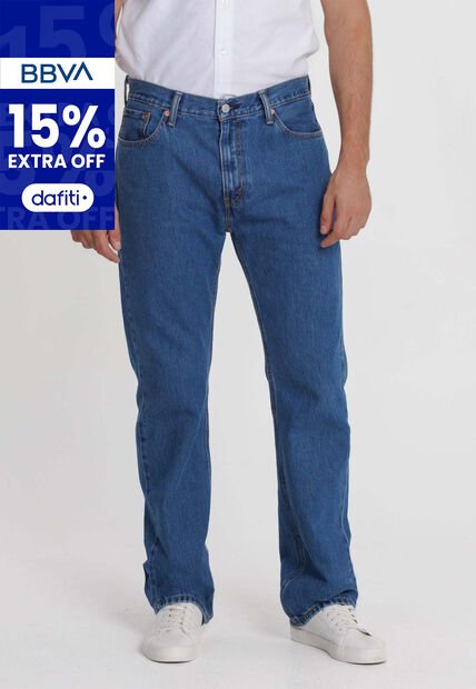 Jean Levi's 505 Regular Fit índigo Medio