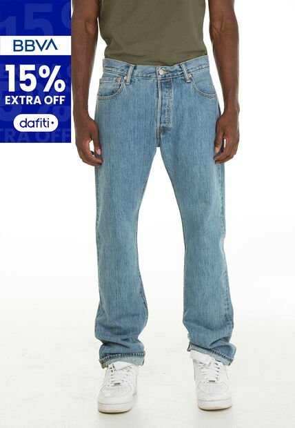 Jean Levi's 501 Classic Fit Índigo Claro